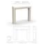 Encadrement de foyer en pierre avec foyer standard Aspen-97677920-103817266