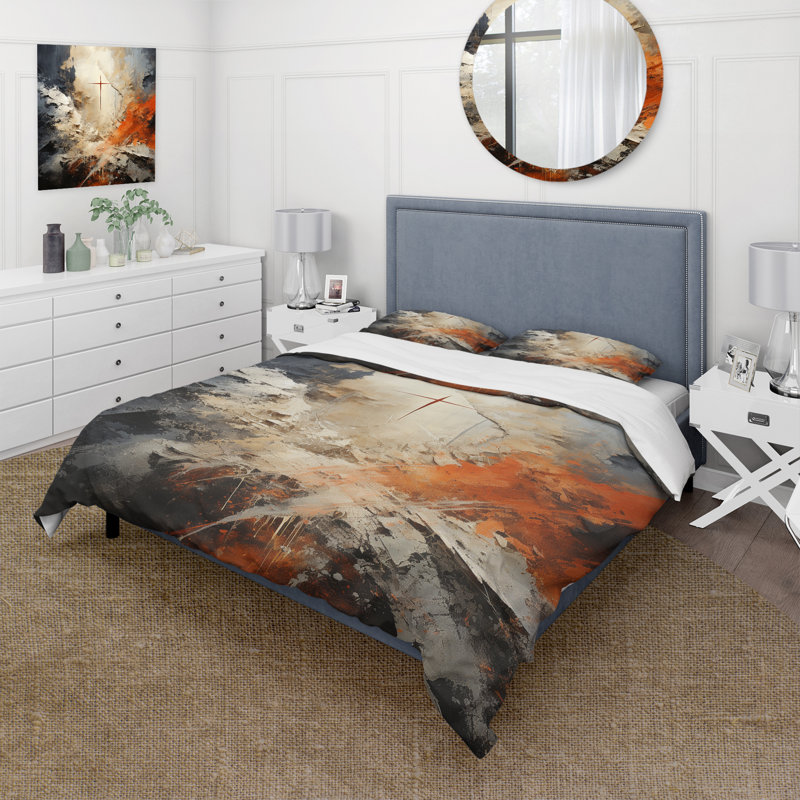 Minimalisme Christianity Cross Dream - Ensemble de housse de couette Christianity