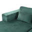 Canapé-lit double en Corduroy avec 2 coussins, parfait pour les salons, les appartements et les bureaux