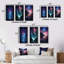 «Aurora Borealis Dancing Lights», 3 pièces sur toile-2054593098-2054593099