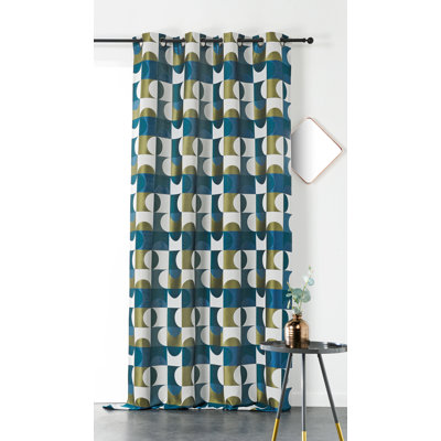 Lilyanna Astral Eyelet Room Darkening Single Curtain