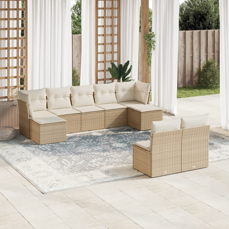 Ensemble de canapé de jardin Vidaxl