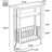 Slim Side Table With Charging Station, Narrow End Table With Built-In USB, Type-C & AC Outlet, 3-Tier Storage Shelves For Small Spaces, Tall Nightstand For Living Room Or Bedroom