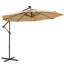 Parasol de plage lumineux 9 pi 6 po Naileth