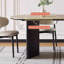 Ensemble de table de salle à manger ovale de style français-106384828