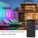 42W RGBCW Smart APP Waterproof LED Wall Sconce with Remote Dimmable DJ Light Bar(Set of 4)