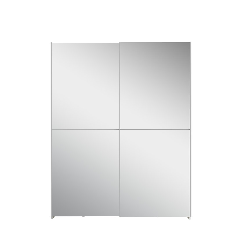 Ransen Manufactured Wood Wardrobe, 150.1cm W x 190.5cm H x 61.2cm D