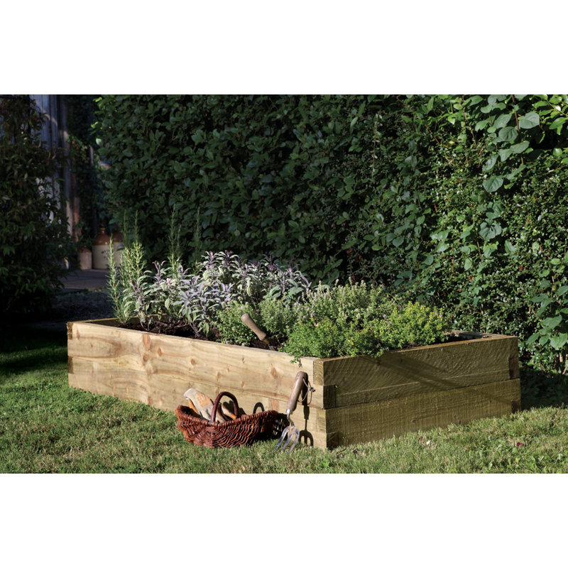 Caledonian Handmade Wood Raised Garden Bed