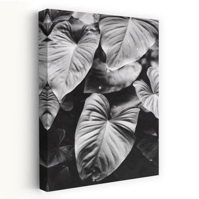 Feuilles d'art gris contemporain