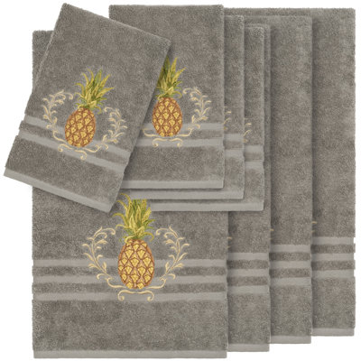 Welcome 8 Piece Turkish Cotton Towel Set