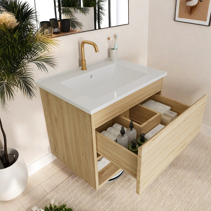 Meuble-lavabo avec rangement (doit inclure le meuble-lavabo et le lavabo)
