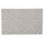 Tapis de toilette rectangulaire absorbant et antidérapant à rayures zébrées-1092743457