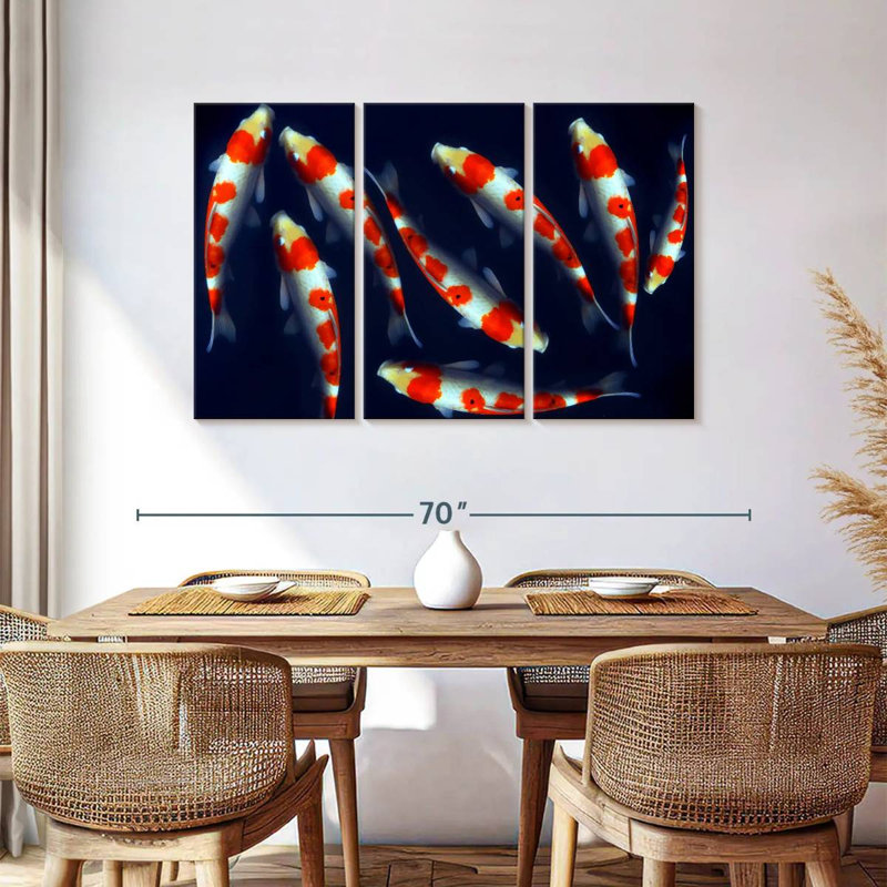 Poissons koi Brampt Sleek, H 36 po x l 57 po
