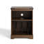 Support pour tourne-disque 29,8 "de style maison de campagne, armoire de rangement pour disques vinyle avec séparateurs en métal-129334174-129334177