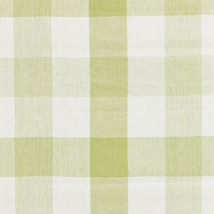 Tissu écossais en lin Chatham Westport, Thé vert