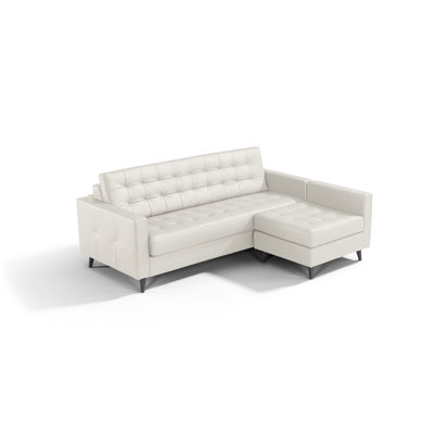 Canapé modulaire en cuir 2 pièces Belmonte