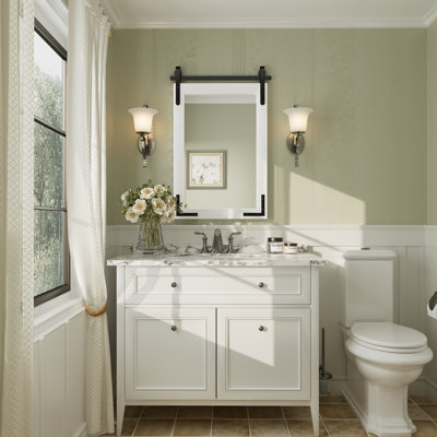 Miroir mural Amara Rustic Farmhouse