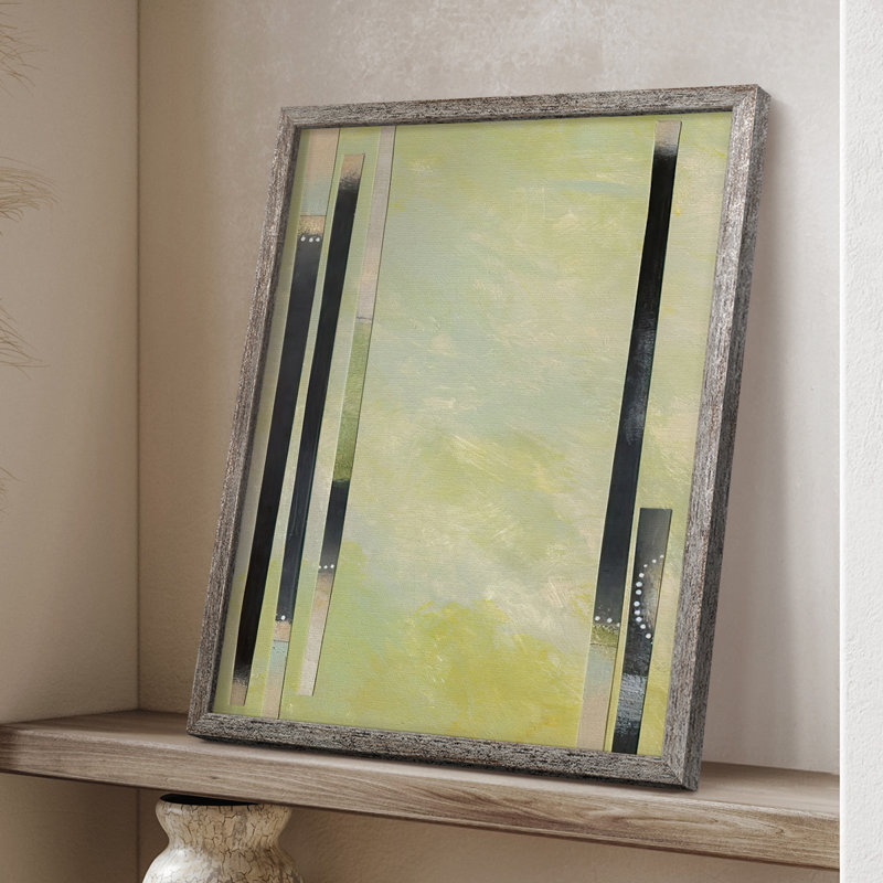 Neutral Assemblage II, reproduction encadrée - bois massif, H 11 po x l 9 po