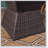 CALHOUN 16 Outdoor Wicker End Table With Weather-Resistant Design And Compact Size For Patio Or Poolside Use
