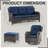 Anahit Wicker 7 - Person Patio Conversation Set with Cushions-1873951405
