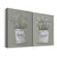 Bouquet of Grace Bucket Gather - Ensemble de 2 impressions sur toile tendue-893768312