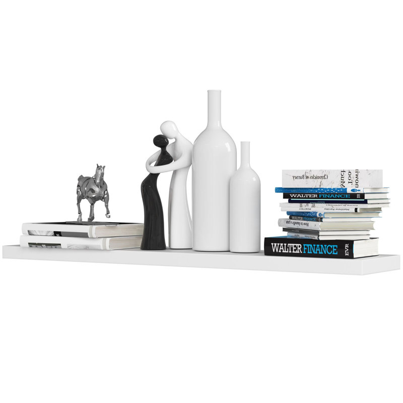 Rosemin Floating Shelf, 3.2cm H x 100cm W x 20cm D
