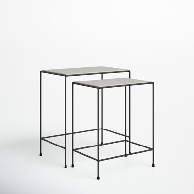 Blaire 22" Genuine Marble End Table