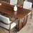 Walnut Solid Wood Dining Table-98914897