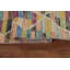 Tapis multicolore à motif de treillis marocain