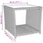 Leo-John Square Metal Outdoor Side Table , 45cm cm W 45cm cm D-885784146-885784147