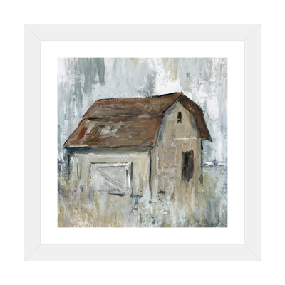 «Barn at Dusk» par Carol Robinson, reproduction