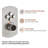 Herathena 4-Function Wall Mounted Luxury Shower System with 6 Body Jets-81076491