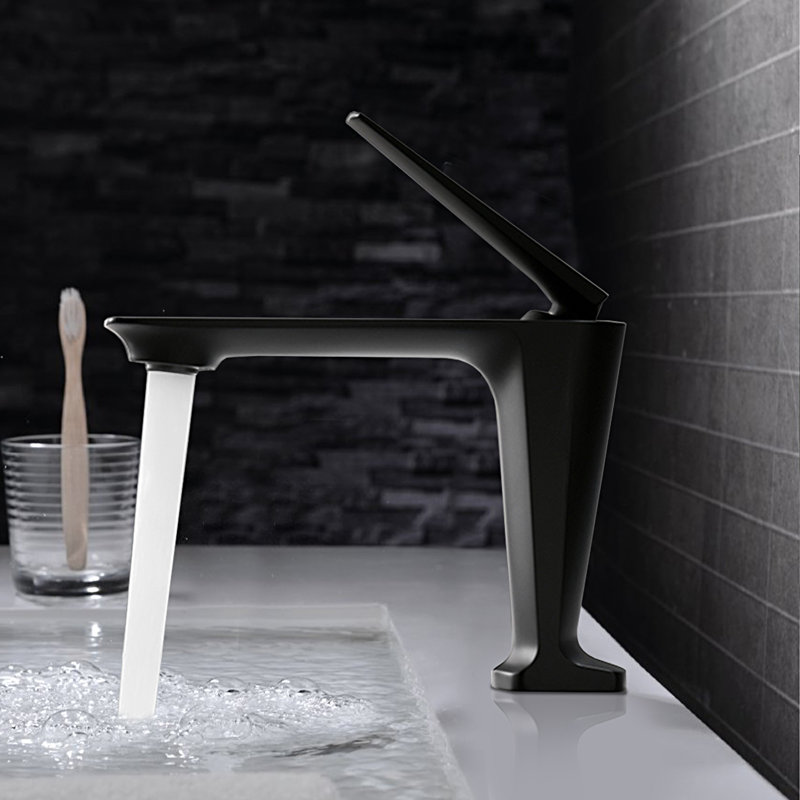 Single-Hole and Mounting / Installation Required Single Bathroom Faucet
