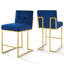 Tabouret de bar en acier inoxydable Privy Performance de Modway-240901841-184149195-184149199
