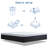 10 Inches Cooling Medium Gel Memory Foam Mattress With Breathable Cover & 10-Year Warranty-524080953