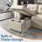 Sofa Chaise With 3 Seat,reversible Pull Out Couch For Living Room