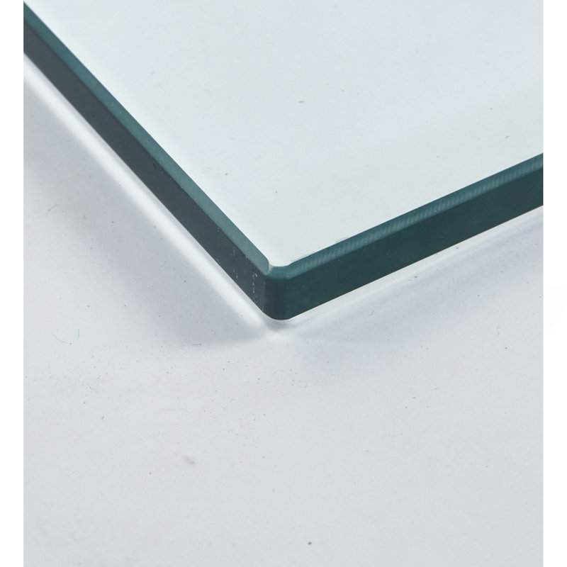 Tempered clear glass top.60x120x1CM