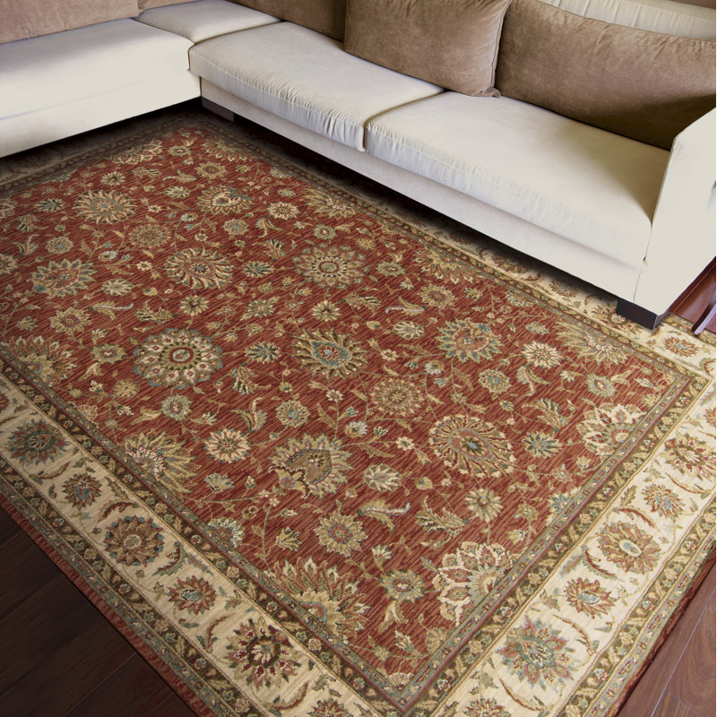 Bardwell Oriental Wool Area Rug, Rectangle 229 x 290cm