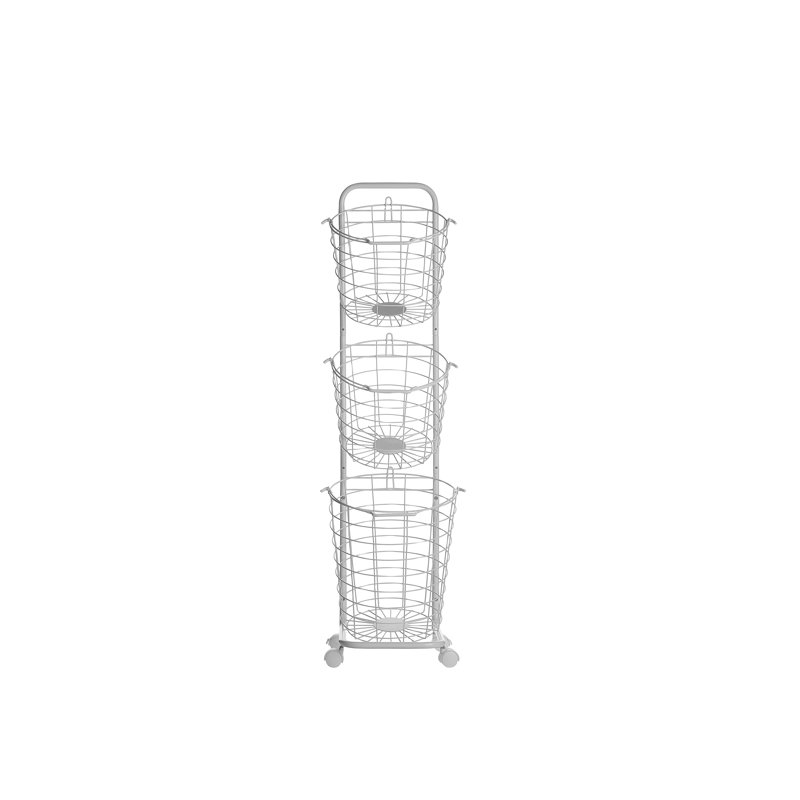 Rebrilliant Decorative Basket, White