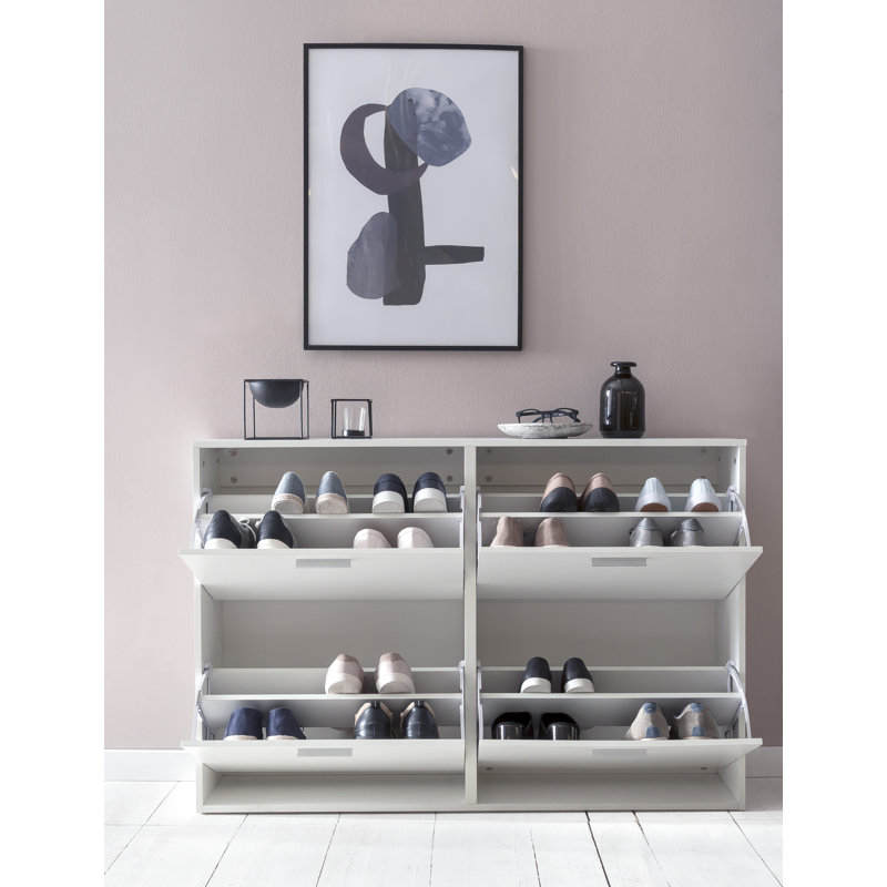 24 Pair Shoe Storage Cabinet