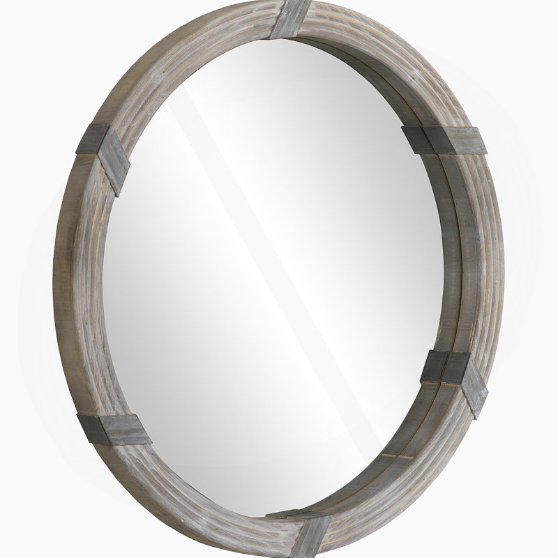 Miroir mural en bois 30,75 "