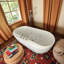 Baignoire de trempage et bain d'air 66-15 / 16 "X 31-1 / 2" avec souffleur d'air à vitesse réglable et interrupteur de commande de type d'air, blanc