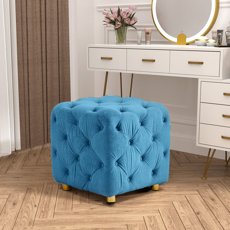 Tabouret d'appoint Mana, Bleu