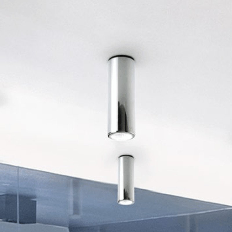 Kronn 1-Light Flush Mount, Chrome/4.5" H x 4.5" W x 2.75" D