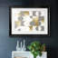 Modern Gold Reflections-FramedFramed Print W Beveled Matt and Glass-928610042-928610045