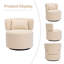 Fauteuil d'appoint pivotant avec coussin décoratif Narissa-164214954