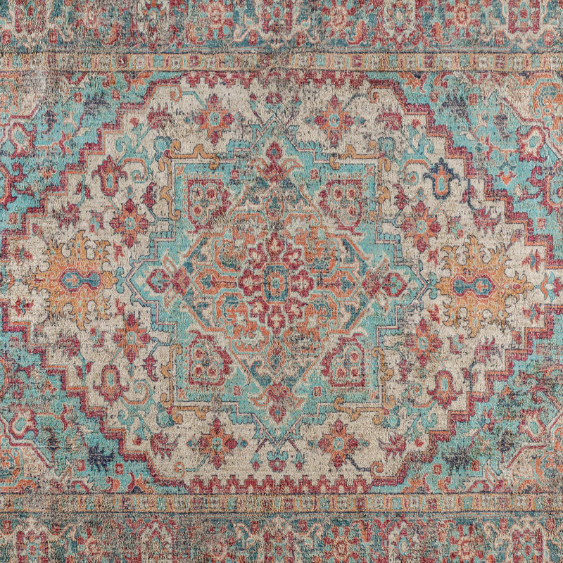 Collection Olivia Blue Multi marocaine, Rectangle 8 pi x 10 pi
