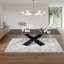 Extendable Metal Base Dining Table