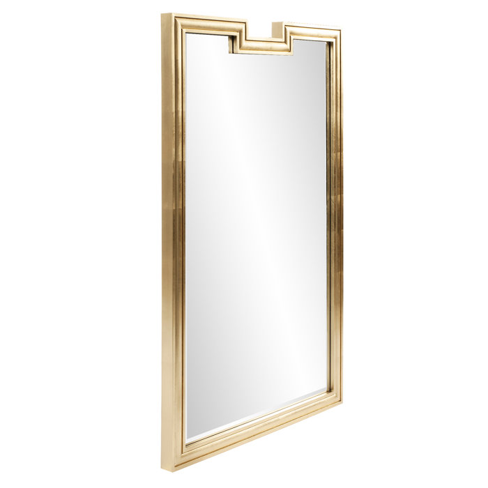 Rosdorf Park Deschamp Wood Rectangle Wall Mirror & Reviews | Wayfair