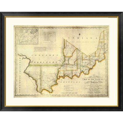 " The State Of Indiana, 1817 " by W. Shelton